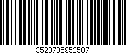 Código de barras (EAN, GTIN, SKU, ISBN): '3528705952587'