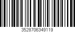 Código de barras (EAN, GTIN, SKU, ISBN): '3528706349119'