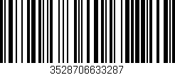 Código de barras (EAN, GTIN, SKU, ISBN): '3528706633287'
