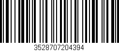 Código de barras (EAN, GTIN, SKU, ISBN): '3528707204394'