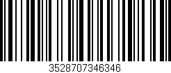 Código de barras (EAN, GTIN, SKU, ISBN): '3528707346346'