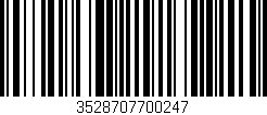 Código de barras (EAN, GTIN, SKU, ISBN): '3528707700247'