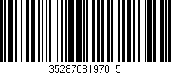 Código de barras (EAN, GTIN, SKU, ISBN): '3528708197015'