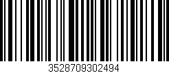 Código de barras (EAN, GTIN, SKU, ISBN): '3528709302494'