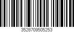 Código de barras (EAN, GTIN, SKU, ISBN): '3528709505253'
