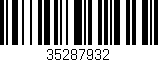 Código de barras (EAN, GTIN, SKU, ISBN): '35287932'