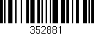 Código de barras (EAN, GTIN, SKU, ISBN): '352881'