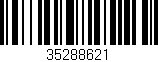 Código de barras (EAN, GTIN, SKU, ISBN): '35288621'
