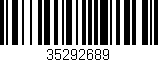 Código de barras (EAN, GTIN, SKU, ISBN): '35292689'