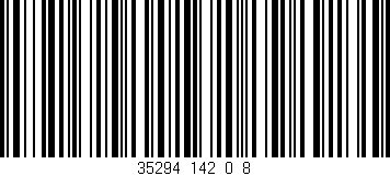 Código de barras (EAN, GTIN, SKU, ISBN): '35294_142_0_8'