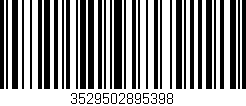 Código de barras (EAN, GTIN, SKU, ISBN): '3529502895398'