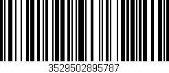 Código de barras (EAN, GTIN, SKU, ISBN): '3529502895787'