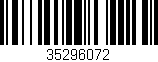 Código de barras (EAN, GTIN, SKU, ISBN): '35296072'