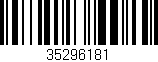 Código de barras (EAN, GTIN, SKU, ISBN): '35296181'
