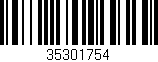 Código de barras (EAN, GTIN, SKU, ISBN): '35301754'