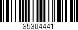 Código de barras (EAN, GTIN, SKU, ISBN): '35304441'