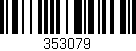 Código de barras (EAN, GTIN, SKU, ISBN): '353079'
