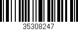 Código de barras (EAN, GTIN, SKU, ISBN): '35308247'
