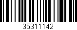 Código de barras (EAN, GTIN, SKU, ISBN): '35311142'