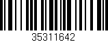 Código de barras (EAN, GTIN, SKU, ISBN): '35311642'