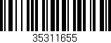 Código de barras (EAN, GTIN, SKU, ISBN): '35311655'