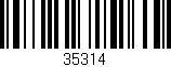 Código de barras (EAN, GTIN, SKU, ISBN): '35314'