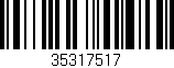 Código de barras (EAN, GTIN, SKU, ISBN): '35317517'