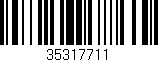 Código de barras (EAN, GTIN, SKU, ISBN): '35317711'