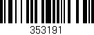Código de barras (EAN, GTIN, SKU, ISBN): '353191'
