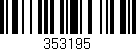 Código de barras (EAN, GTIN, SKU, ISBN): '353195'