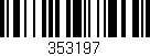 Código de barras (EAN, GTIN, SKU, ISBN): '353197'
