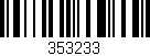 Código de barras (EAN, GTIN, SKU, ISBN): '353233'