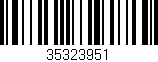 Código de barras (EAN, GTIN, SKU, ISBN): '35323951'