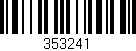 Código de barras (EAN, GTIN, SKU, ISBN): '353241'