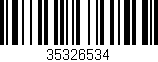 Código de barras (EAN, GTIN, SKU, ISBN): '35326534'
