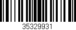 Código de barras (EAN, GTIN, SKU, ISBN): '35329931'