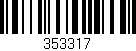Código de barras (EAN, GTIN, SKU, ISBN): '353317'