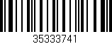 Código de barras (EAN, GTIN, SKU, ISBN): '35333741'