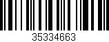 Código de barras (EAN, GTIN, SKU, ISBN): '35334663'