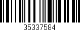 Código de barras (EAN, GTIN, SKU, ISBN): '35337584'