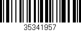 Código de barras (EAN, GTIN, SKU, ISBN): '35341957'