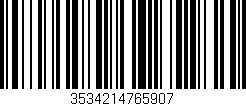 Código de barras (EAN, GTIN, SKU, ISBN): '3534214765907'