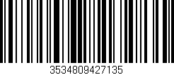 Código de barras (EAN, GTIN, SKU, ISBN): '3534809427135'