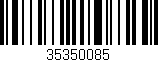 Código de barras (EAN, GTIN, SKU, ISBN): '35350085'