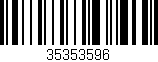 Código de barras (EAN, GTIN, SKU, ISBN): '35353596'