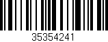 Código de barras (EAN, GTIN, SKU, ISBN): '35354241'