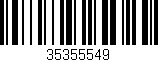 Código de barras (EAN, GTIN, SKU, ISBN): '35355549'