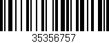 Código de barras (EAN, GTIN, SKU, ISBN): '35356757'
