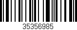 Código de barras (EAN, GTIN, SKU, ISBN): '35356985'