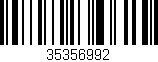 Código de barras (EAN, GTIN, SKU, ISBN): '35356992'